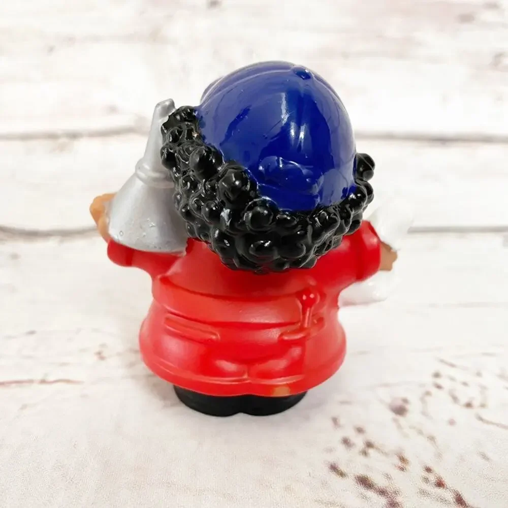 FISHER-PRICE LITTLE PEOPLE Auto Mechanic Red Jumpsuit Funnel Towel Figure
